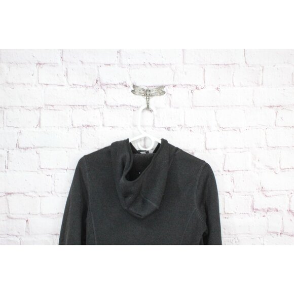 LL Bean Sweater Fleece Coat Classic Black Size M - Picture 4 of 10